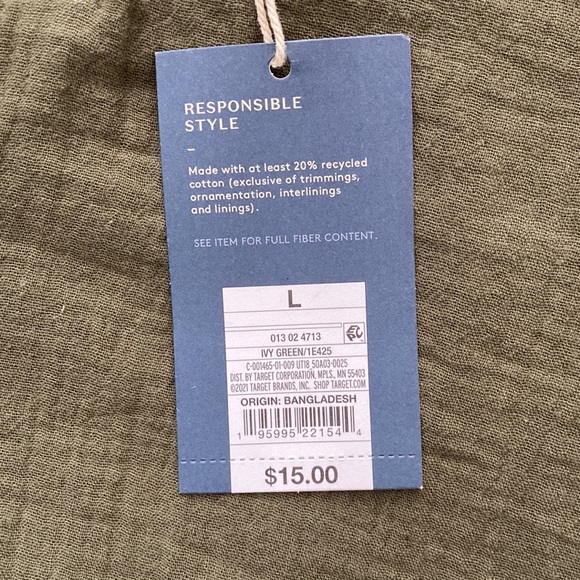 Green blouse - Picture 3 of 3